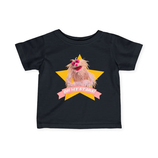 Toddlers - Pinky Star Portrait T-Shirt