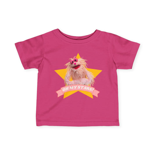 Toddlers - Pinky Star Portrait T-Shirt