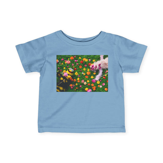 Toddlers - Honey & Pinky In Flowers T-Shirt