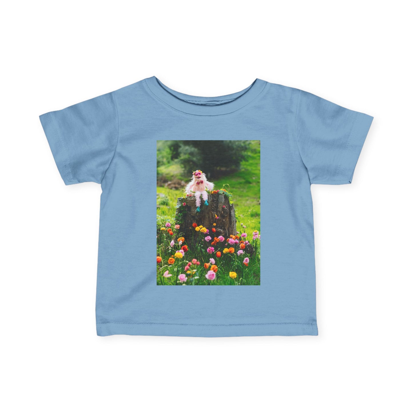 Toddlers - Pinky In Flowers T-Shirt