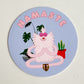 Namaste Pinky Vinyl Sticker