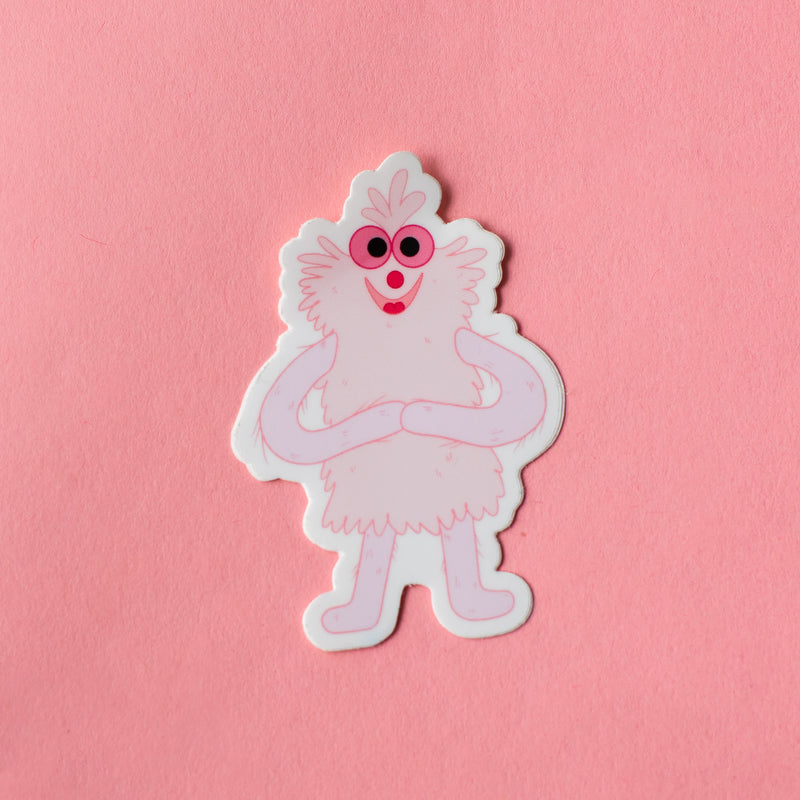 Pinky Die-Cut Vinyl Sticker